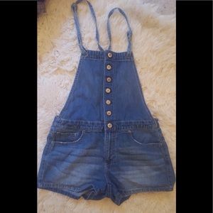 American Eagle Overall Shorts